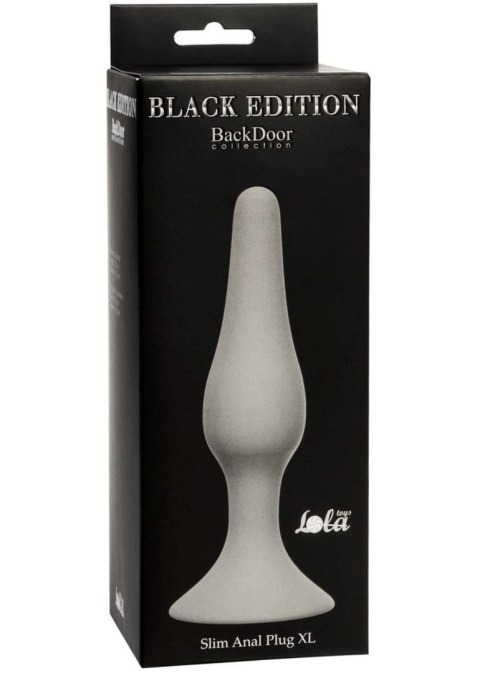Smukły czubek korek plug analny przyssawka 15cm