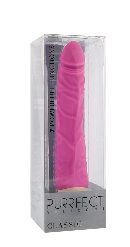 Wibrator z żyłkami główką jak penis 7trybów 21cm
