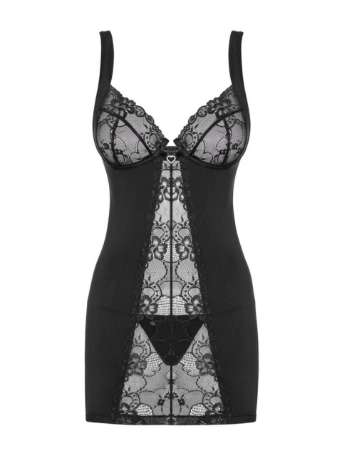 Erotyczna koszulka stringi komplet obsessive l/xl