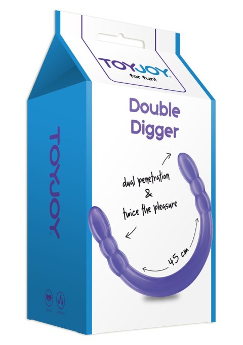 Dildo podwójne 2 końcówki dwustronne długie 45cm