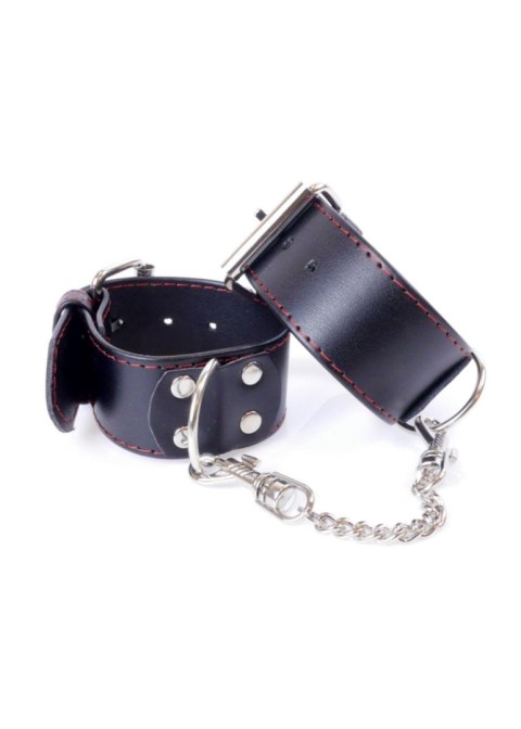 Kajdanki skórzane miękkie wygodne bondage bdsm sex