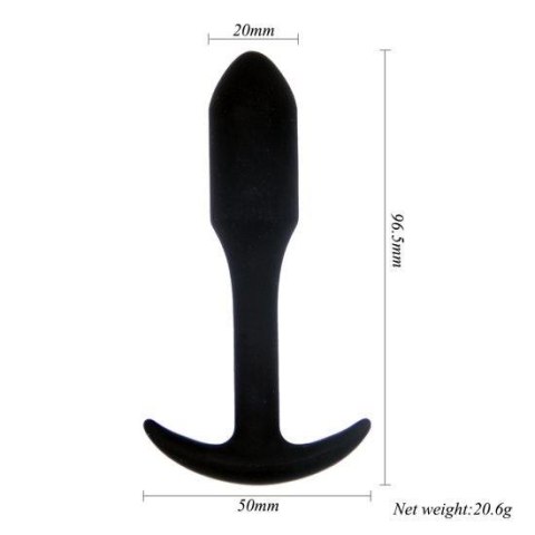 Nieduży korek analny na pierwszy raz mały plug 9cm