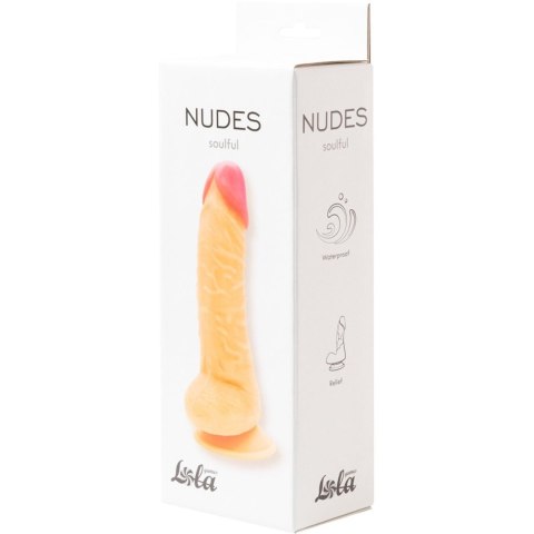 Gruby realistyczny żylasty miękki penis 13,5 cm