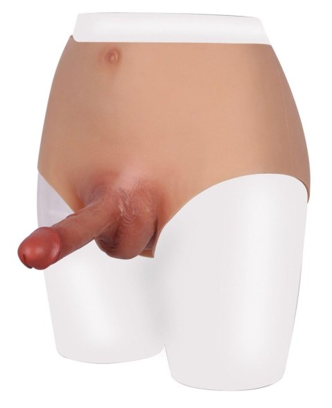 Majtki rozciągliwe z realistycznym dildo rozmiar L