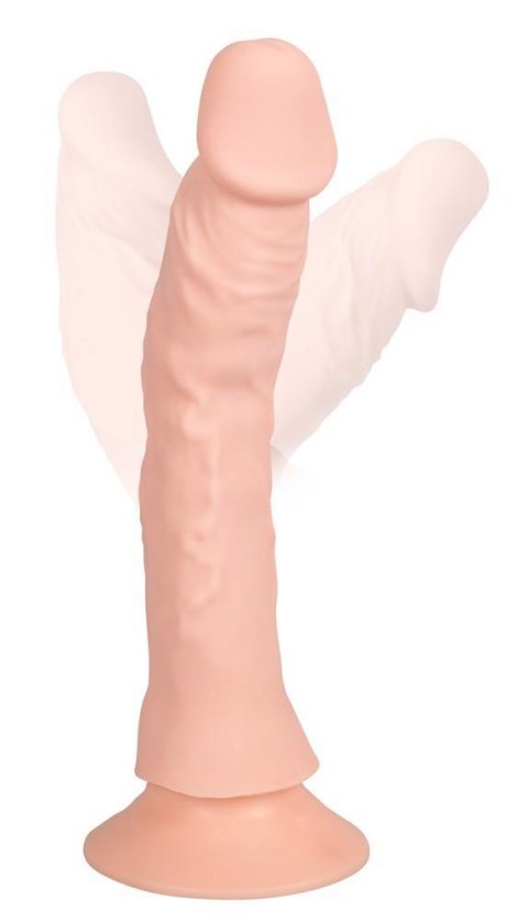 Giętkie elastyczne żylaste dildo z wibracjami 21,5