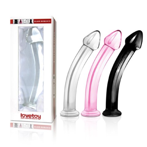 Lekko zakrzywione dildo proste różowe 18,5 cm