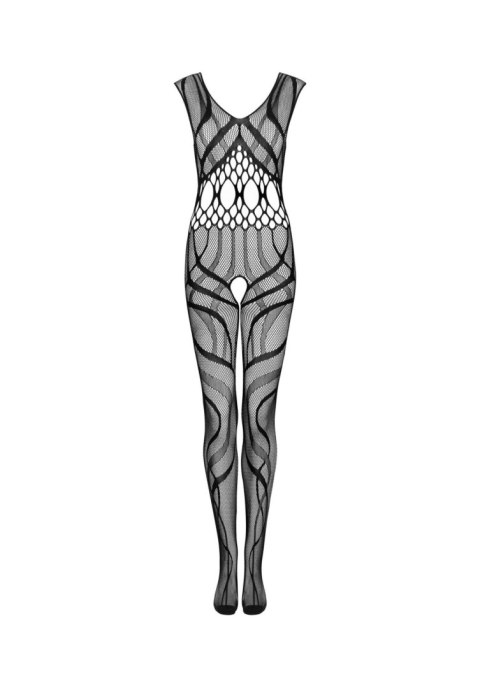 Bodystocking seksowny otwarty krok siateczka S/M/L
