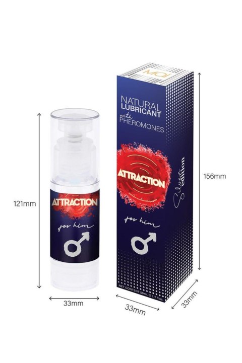 Naturalny lubrykant z feromonami dla facetów 50ml