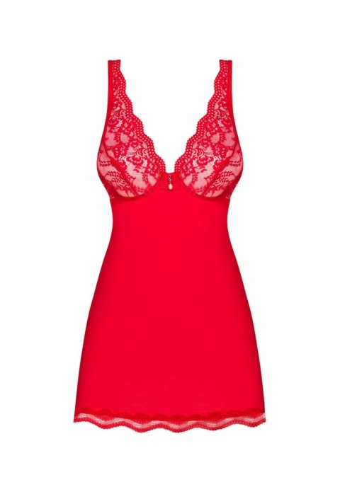 Koszulka babydoll czerwona seksi z stringami L/XL