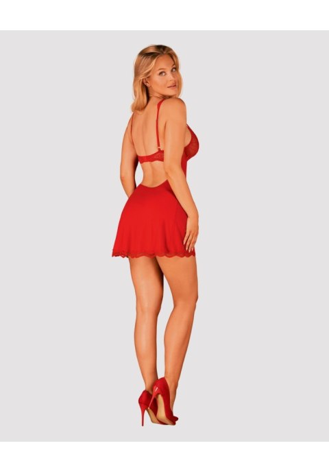 Koszulka babydoll czerwona seksi z stringami L/XL