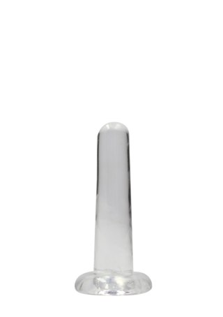 Małe gładkie przezroczyste dildo przyssawka 13,5cm